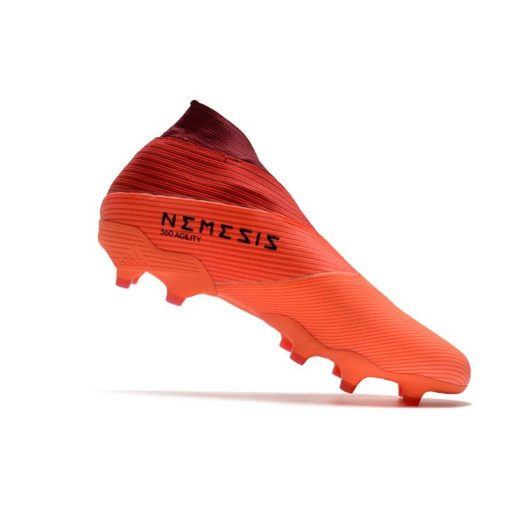 Adidas Nemeziz 19+ FG Inflight - Oranje Zwart Rood_4.jpg